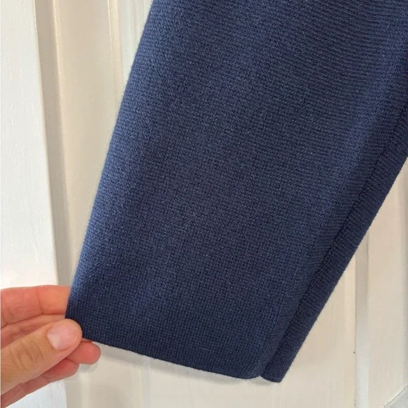 J. Crew Wool Blend Navy Sweater Blazer Coatigan Classic Preppy Career Small - Picture 5 of 10